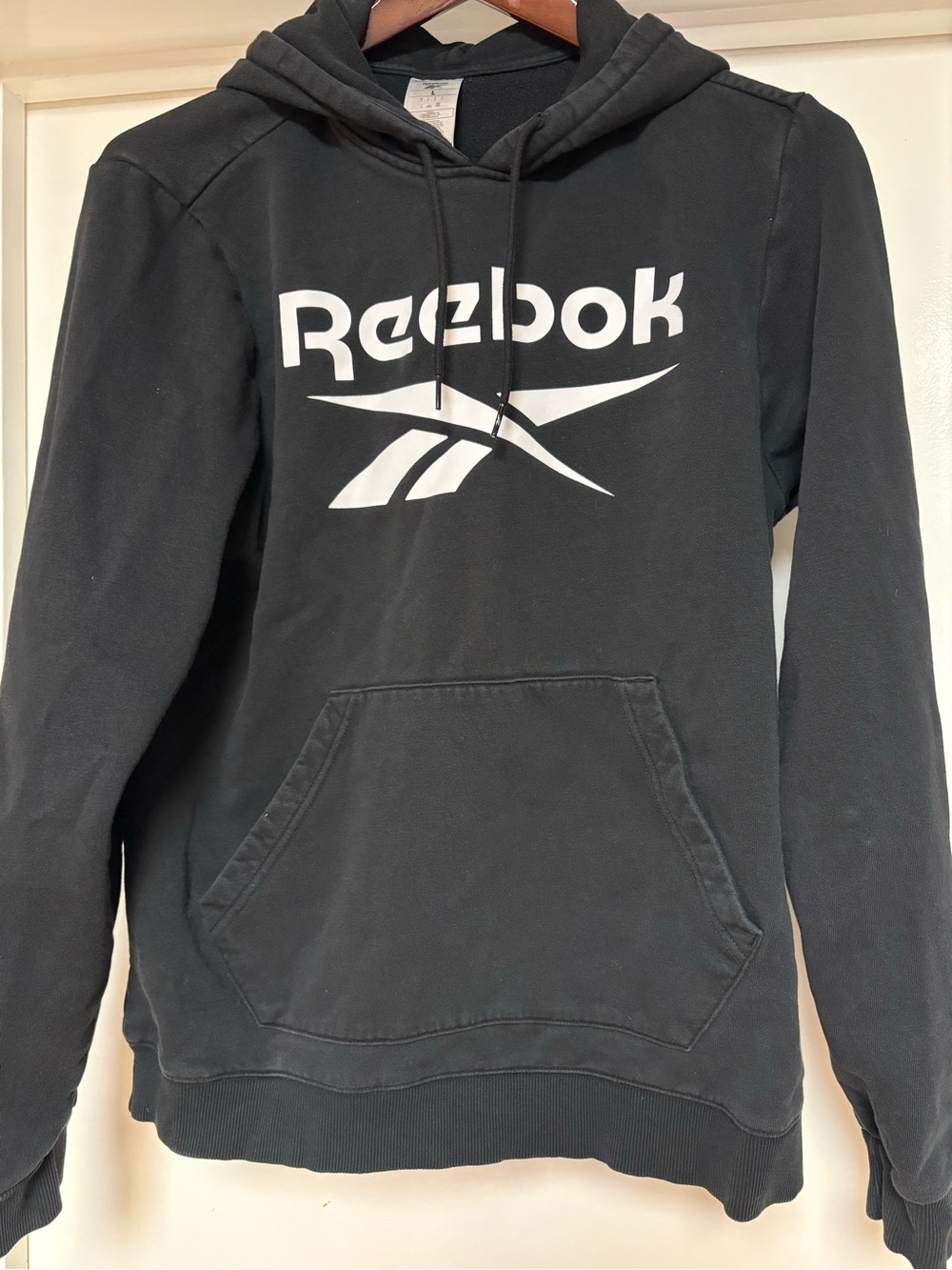 Black Reebok hoodie size large